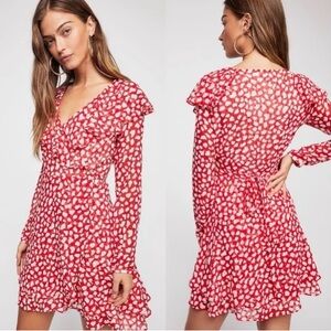 Free People Wrap Mini Dress